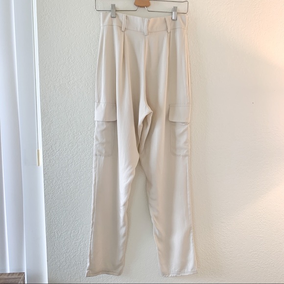Uncle Studios Tan Straight Leg Cargo Pants Size Medium - Picture 6 of 12